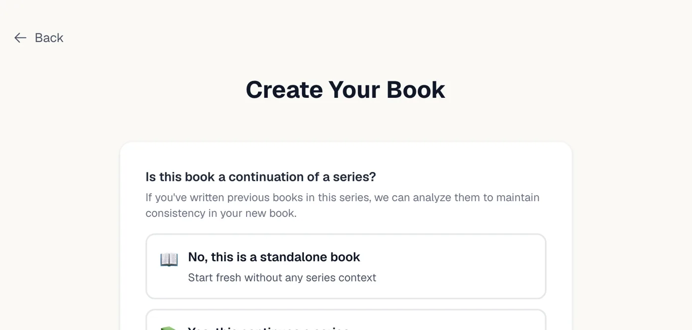 Scelta tra un libro singolo e un libro che continua una serie