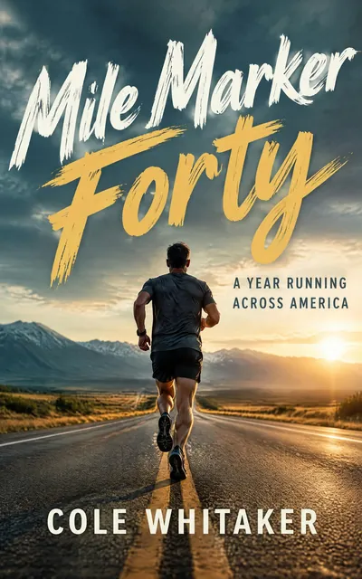 Mile Marker Forty by Cole Whitaker, a cover made with the AIWriteBook cover generator