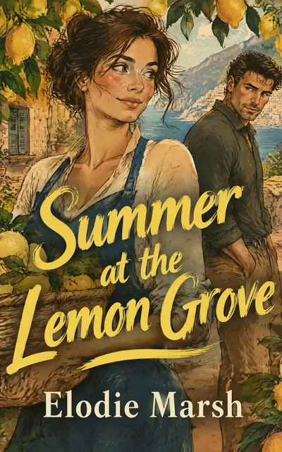Summer at the Lemon Grove by Elodie Marsh, a cover made with the AIWriteBook cover generator