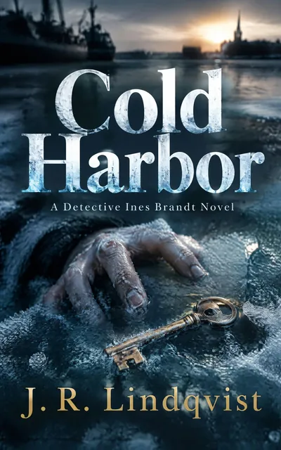 Cold Harbor by J. R. Lindqvist, a cover made with the AIWriteBook cover generator